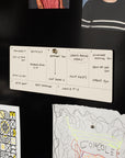 Analog Weekly Cards