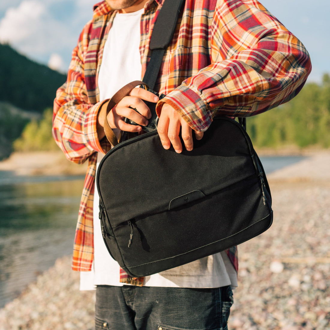 Camera Sling Black Clever Supply Co.