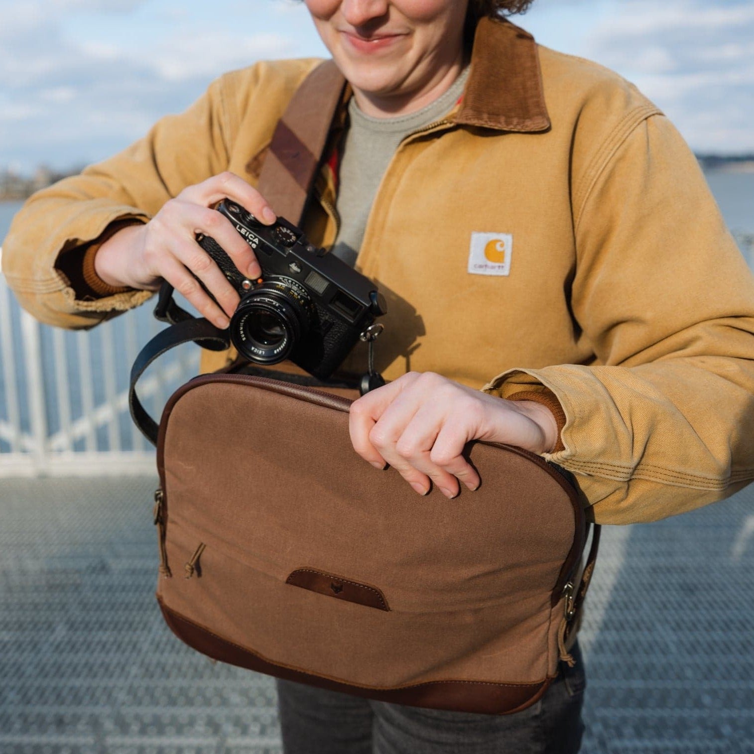 Camera Sling Tan V1 (Open Box)