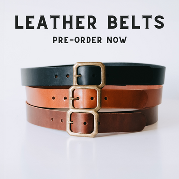 Leather Belt - Pre-Order