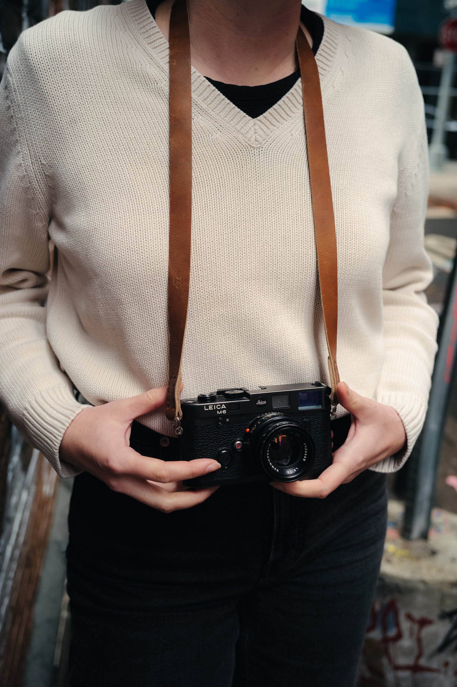 Minimal Camera Strap (Split Ring)