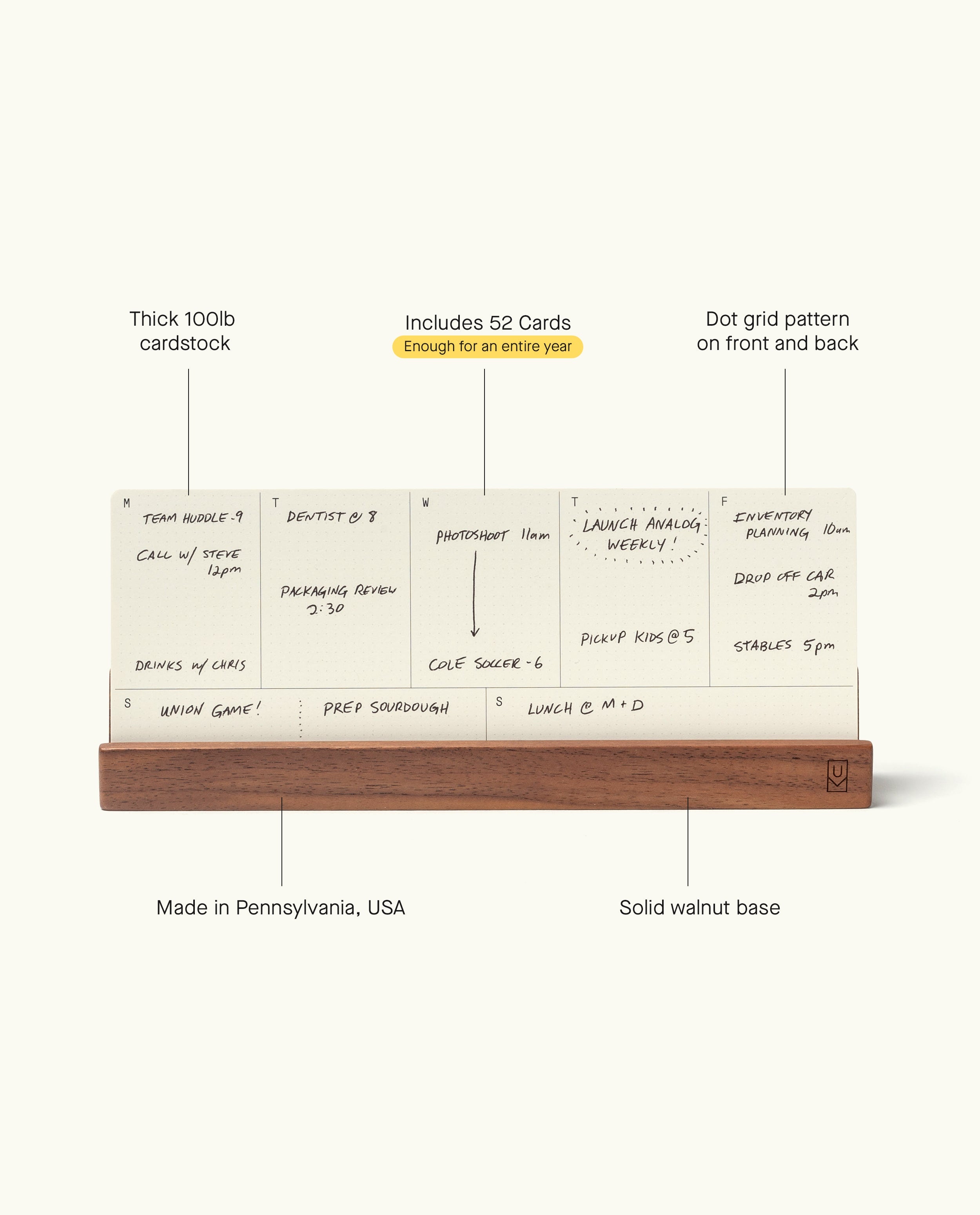Analog Weekly Kit (Walnut)